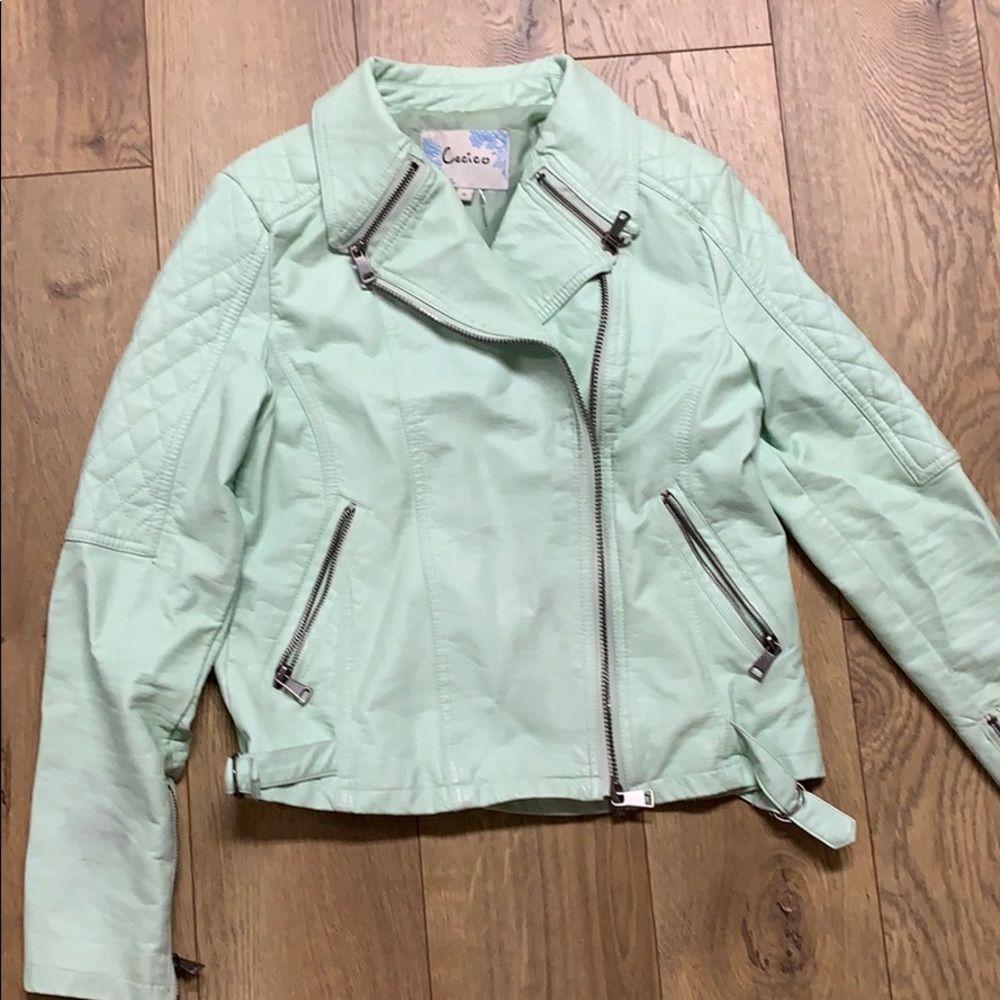 Little girls leather jacket